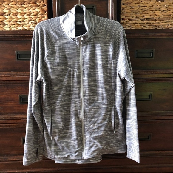 Champion Gray space dye athlete zip up jacket in size XXL - Picture 1 of 8